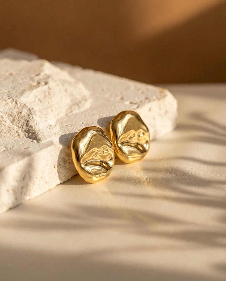 Melt With Me Hoops - Gold