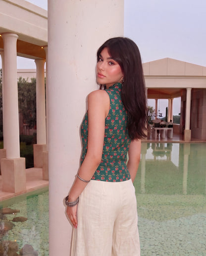 Gulnaar Keyhole Vest Top