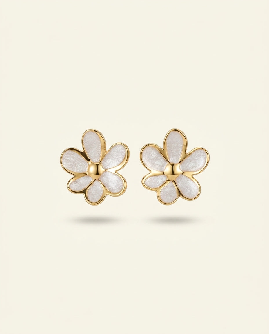 The Daisy Anti Tarnish Studs - Gold