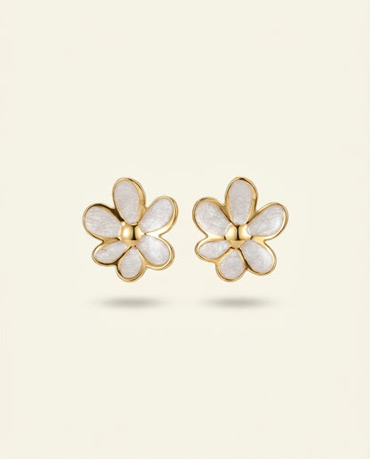 The Daisy Anti Tarnish Studs - Gold