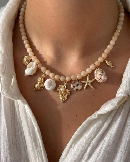 Blush Star Pendant Necklace