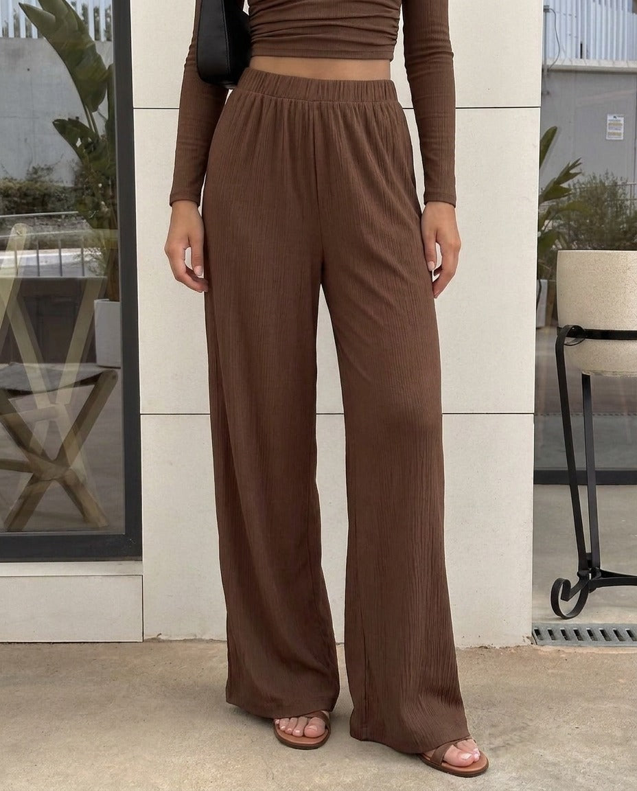 Ribbed Ruched Co Ord Set