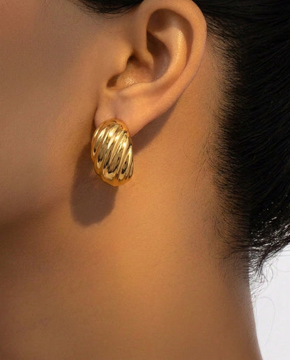 Vortex Hoops - Gold