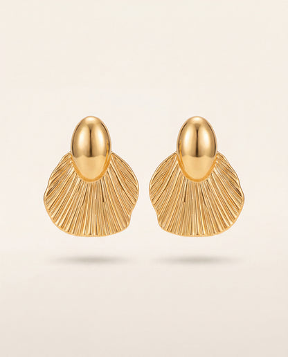 The Shore Drop Anti Tarnish Earrings - Gold