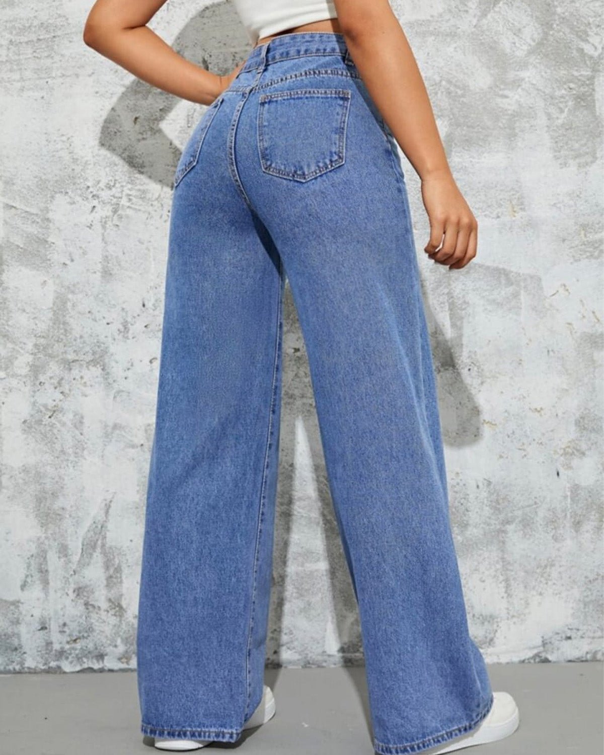 washed-relaxed-fit-jeans-blue,WASHED RELAXED FIT JEANS,bottomwear,jeans,casual,streetwear,woven,denim,washed jeans,blue,relaxed fit,wide leg,full length,high rise
