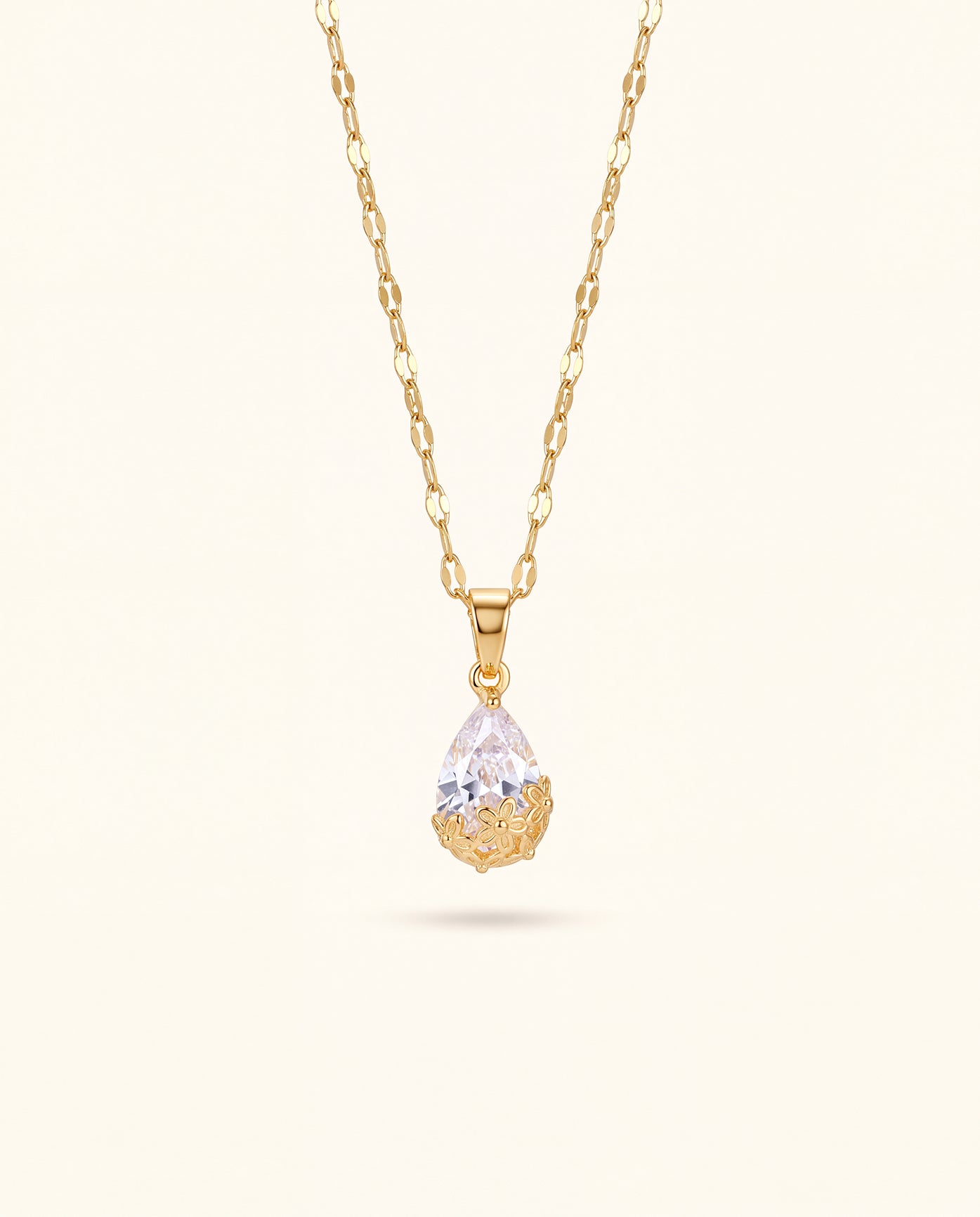 The Dewdrop Anti Tarnish Necklace - Gold