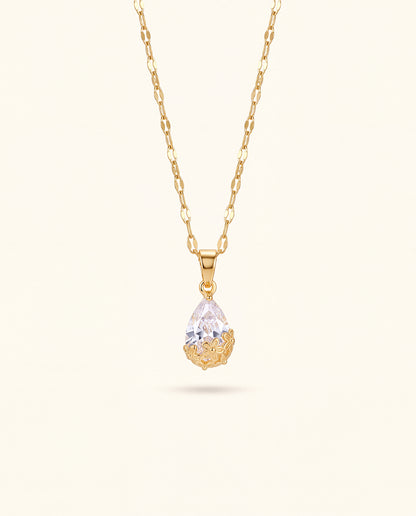 The Dewdrop Anti Tarnish Necklace - Gold