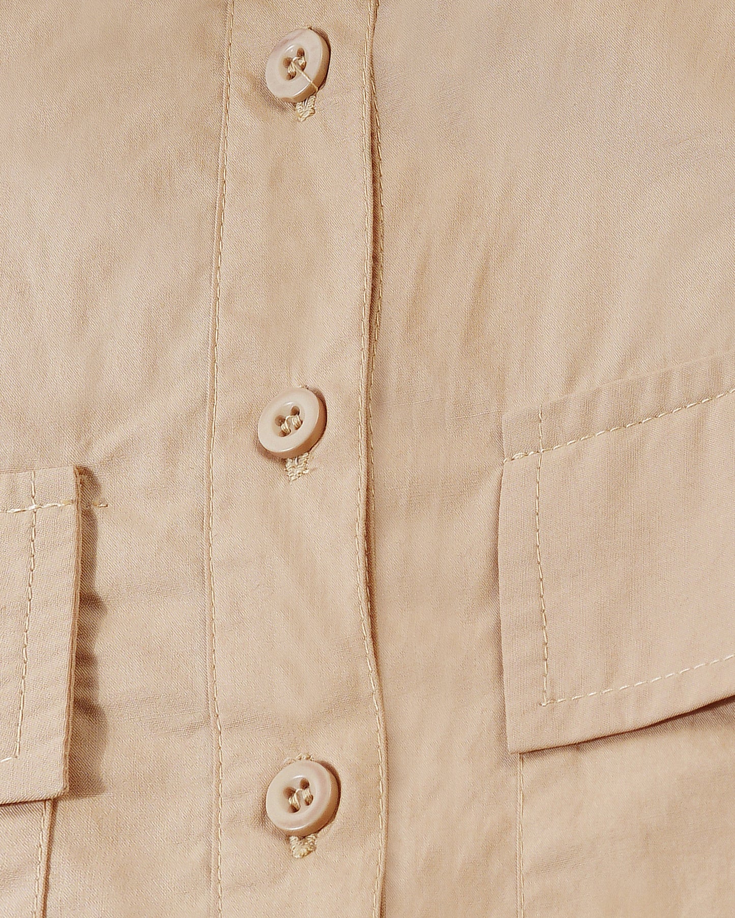 utility-pocket-shirt-beige,UTILITY-POCKET SHIRT,topwear,shirts,outdoor events,streetwear,woven,poplin,beige,solid,flap pocket, utility pocket,relaxed fit,regular,shirt collar,convertible sleeves,long sleeves