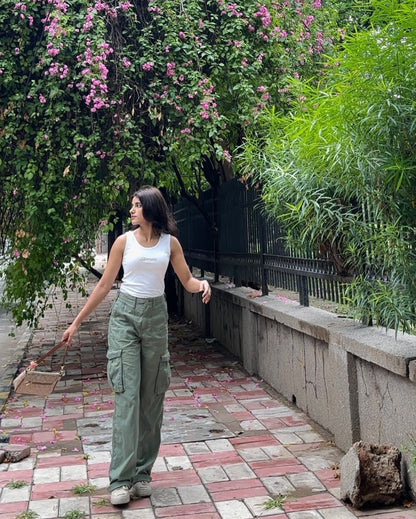 Wide Leg Adjustable Cargo