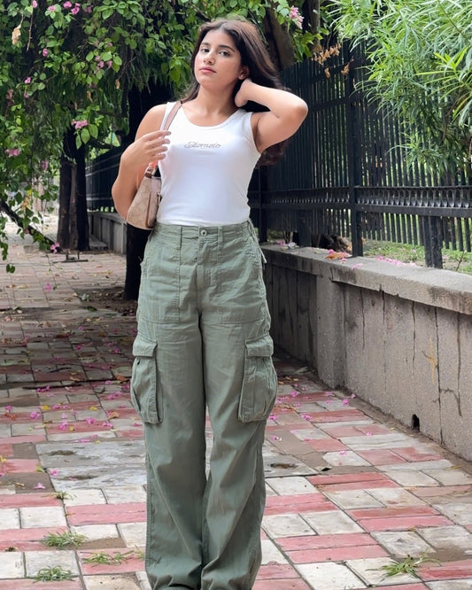 Wide Leg Adjustable Cargo