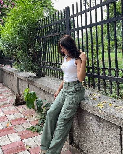 Wide Leg Adjustable Cargo