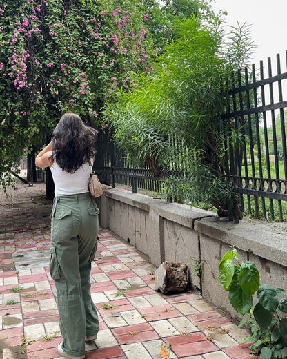 Wide Leg Adjustable Cargo