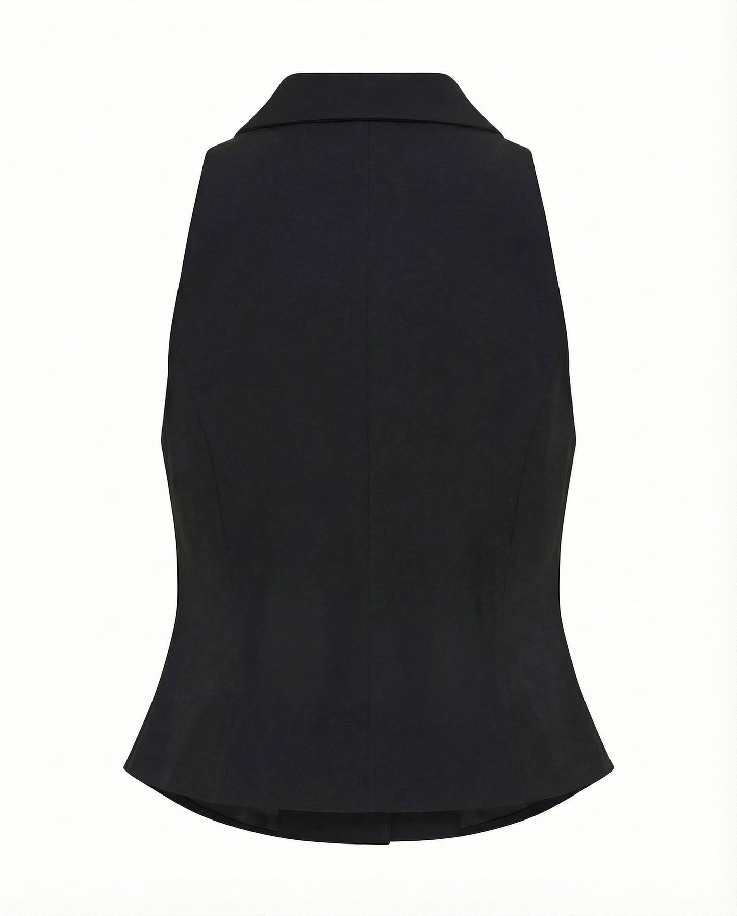 Tailored Waist Coat With A Notch Collar