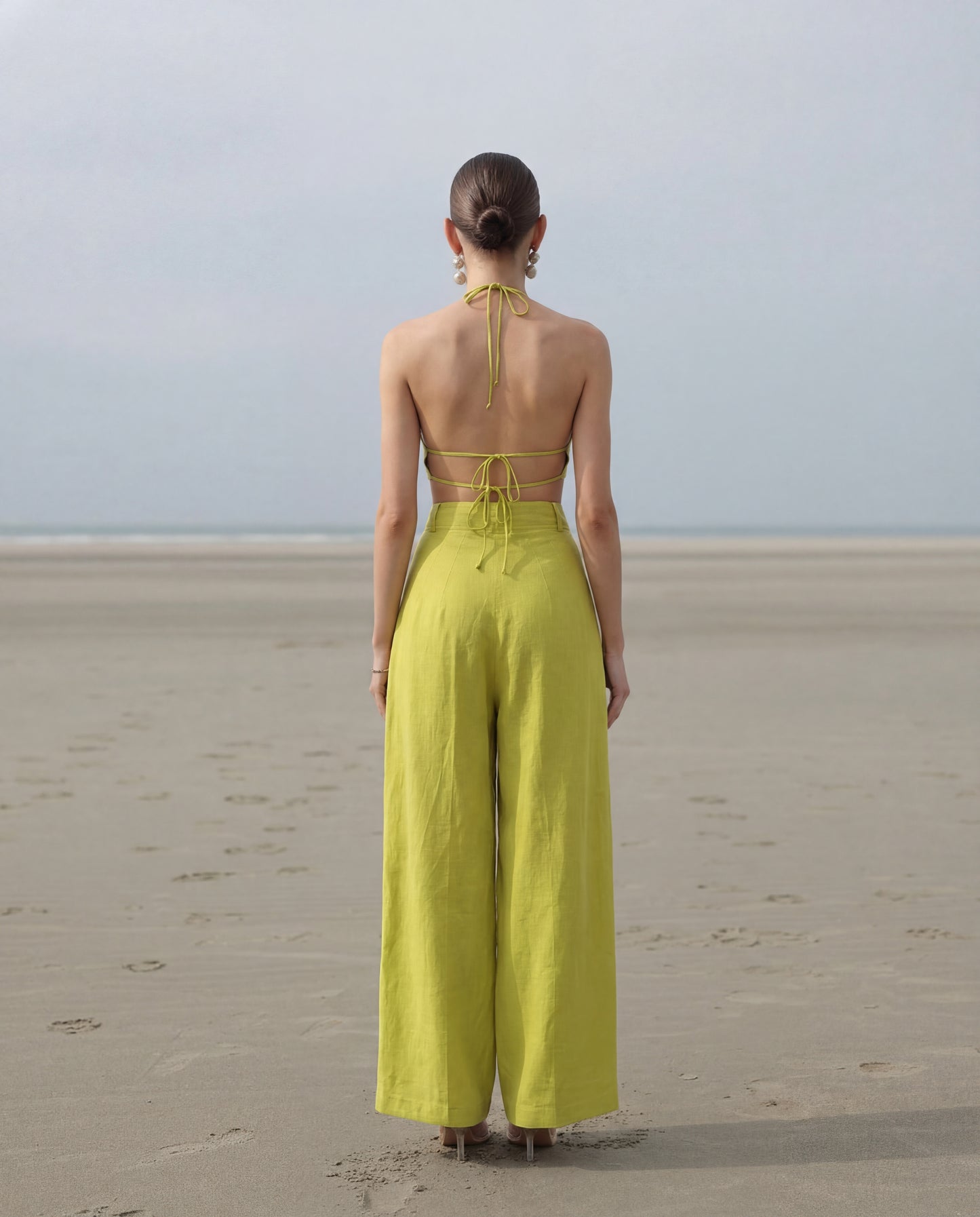 Citrus Tailored Linen Blend Coord Set