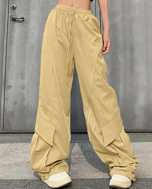 PANELLED BAGGY FIT TROUSER