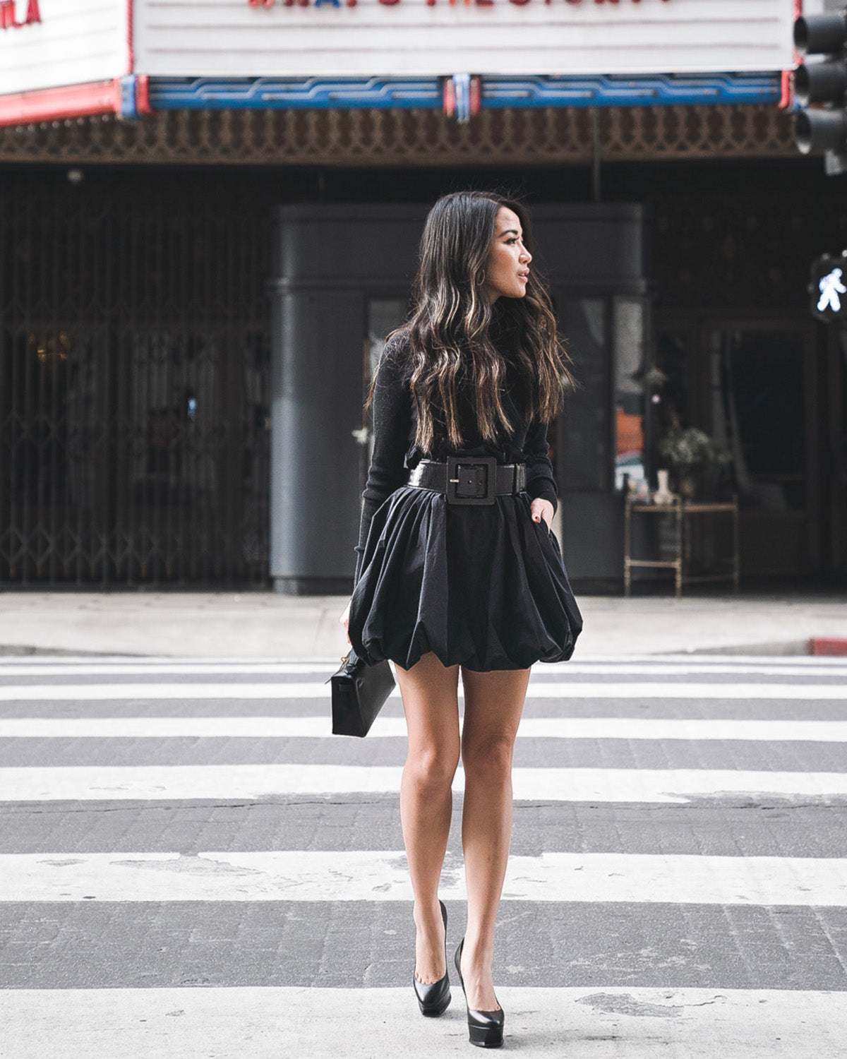 Black Balloon Mini Skirt – Oyela