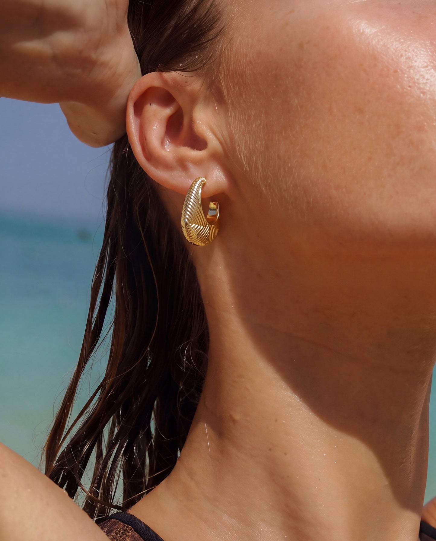 The Woven Hoop Earrings - Gold & Silver