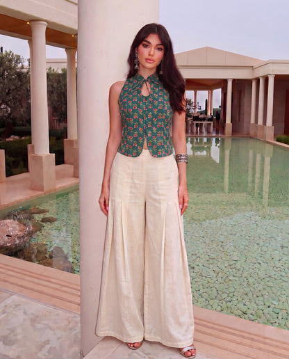 Gulnaar Keyhole Vest Top