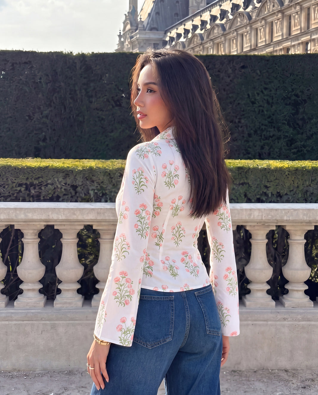 Floral Bloom Fitted Shirt