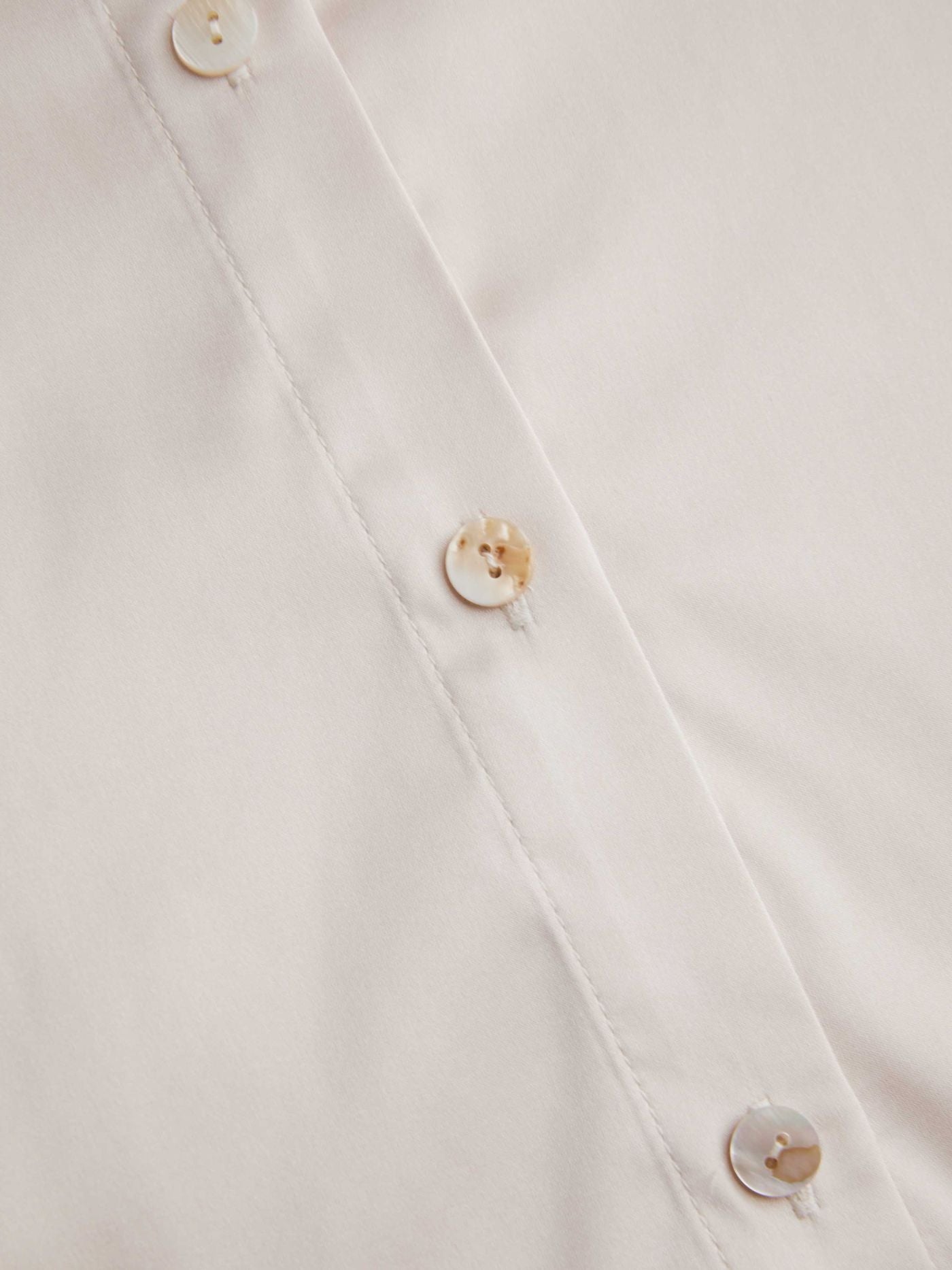 Champagne Solid Satin Shirt