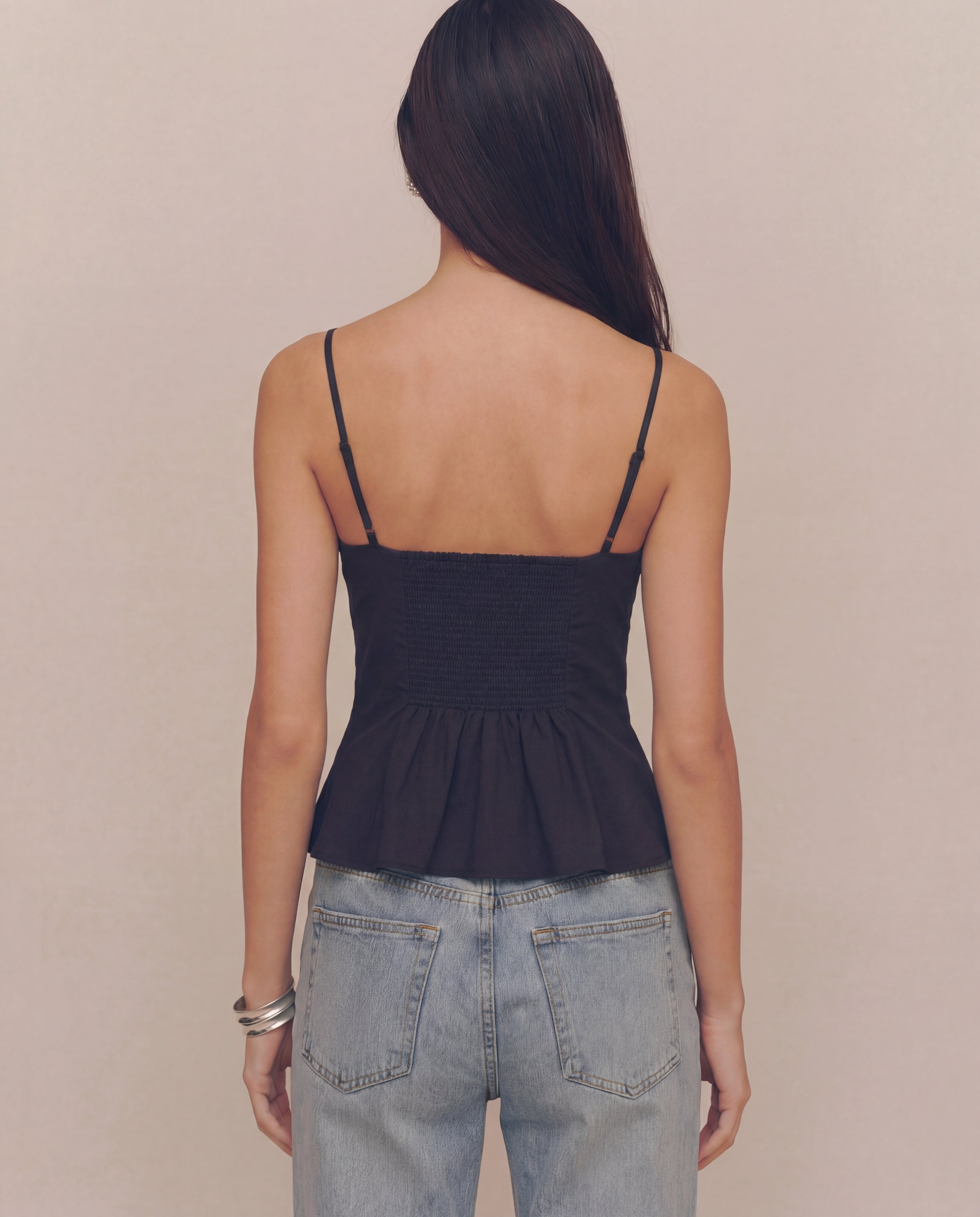 Black Lace Detail Camisole Top – Oyela