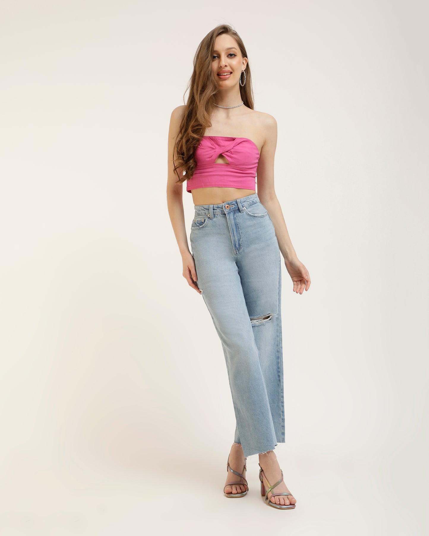 FRONT TWIST BANDEAU TOP,bandeau, casual, cotton, crop, cutout, glam, off shoulder neck, pink, slim fit, solid, streetwear, summer, tops, topwear, twisted, vacation, woven,front-twist-bandeau-top-pink,Color- PinkFabric- Fabric- 97% Cotton 3% ElastaneType- Bandeau Fit- Slim Fit Length- CropNeck- Off ShoulderClosure- Zip Print- SolidDetails- Cut out and twisted fabric detail
