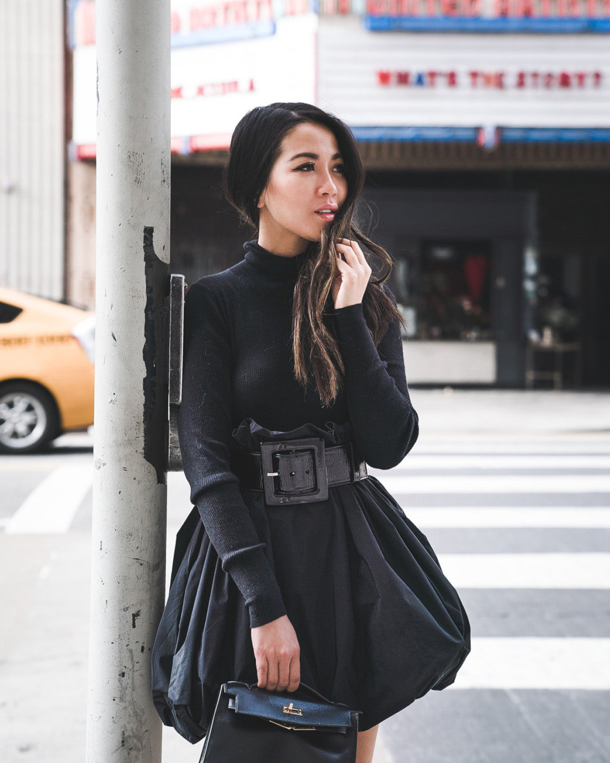Black Balloon Skirt – Oyela