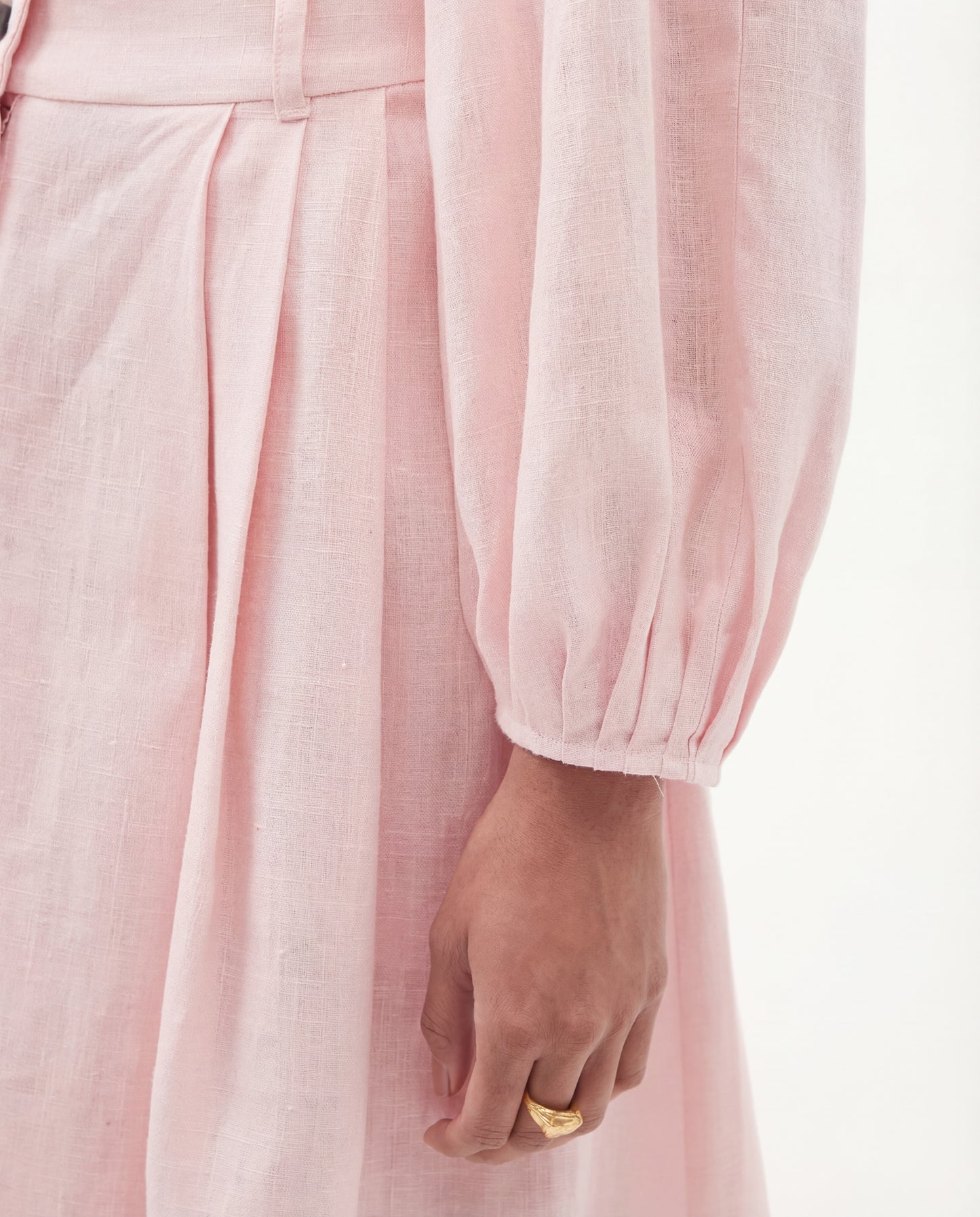 Soft Pink Co-Ord Set With Billowy Silhouette