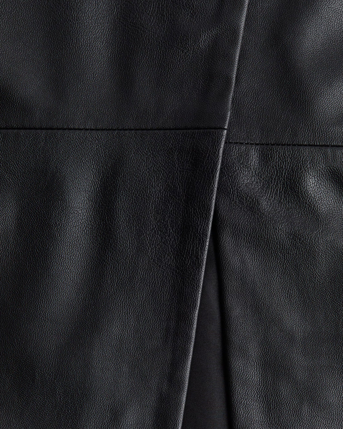 bottomwear,skirts,casual chic, vacation,gen z, streetwear, urban fit,woven,pu leather,,black,panelled,zipper,relaxed fit,a-line skirt,full length,slit,mid rise, OY2221, 25090047GG