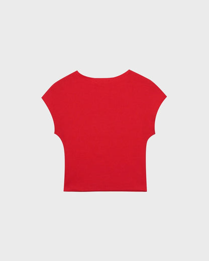 RIBBED FITTED TOP,Color: Red
Fabric: Ribbed
Fit: Slim Fit 
Length: Regular 
Neck: Crew Neck
Sleeves: Sleeveless
Print: Solid,topwear,tops,casual,streetwear,knitted,ribbed,red,solid,slim fit,fitted,regular,crew neck,sleeveless,suited for influencer,ribbed-fitted-top-red