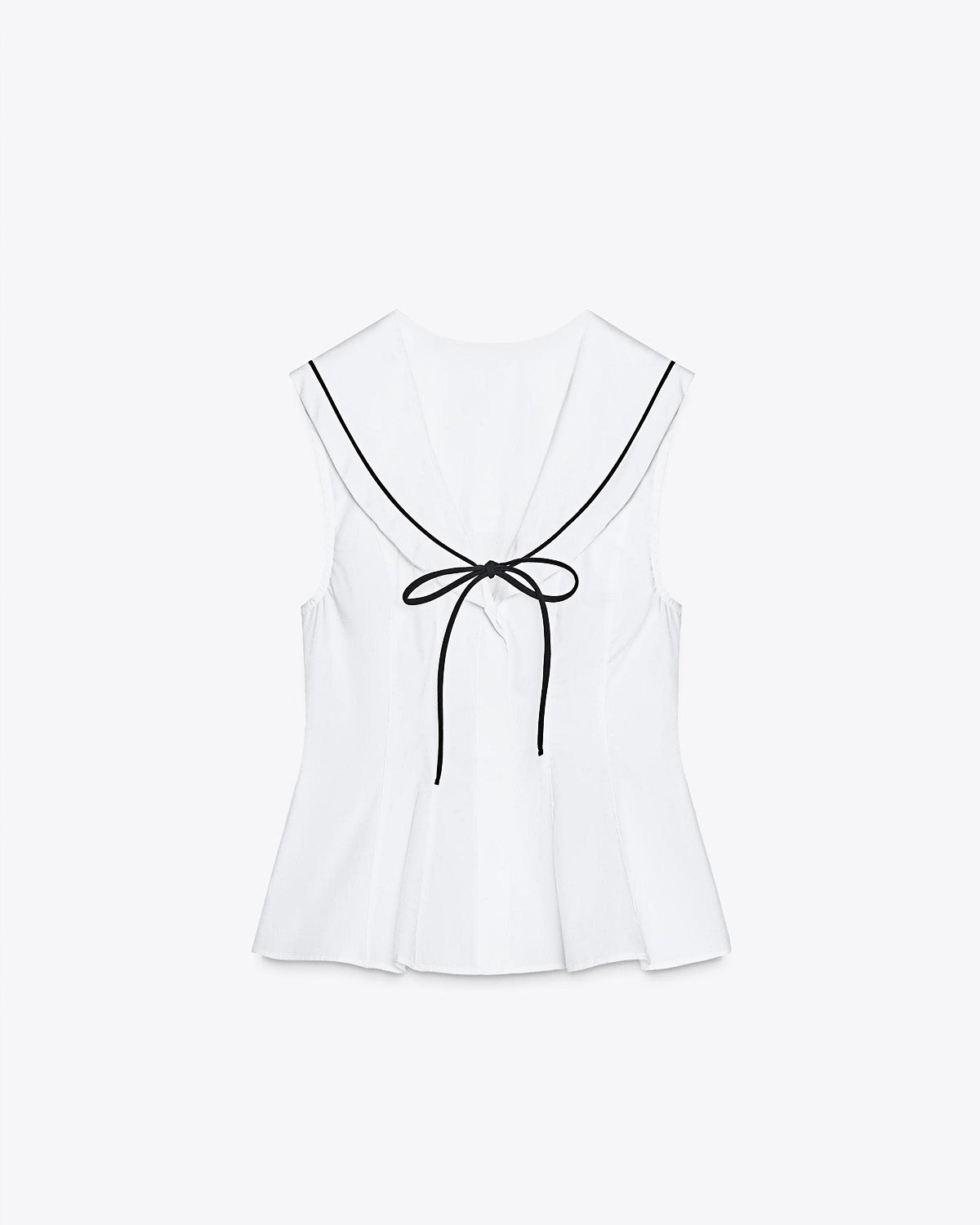 topwear,tops,casual, outdoor events,minimal, soft girl, summer,woven,cotton,white,solid,flounce,button,slim fit,fit and flare,waist length,flounce hem,v-neck,sleeveless, OY1915, 25060020GG