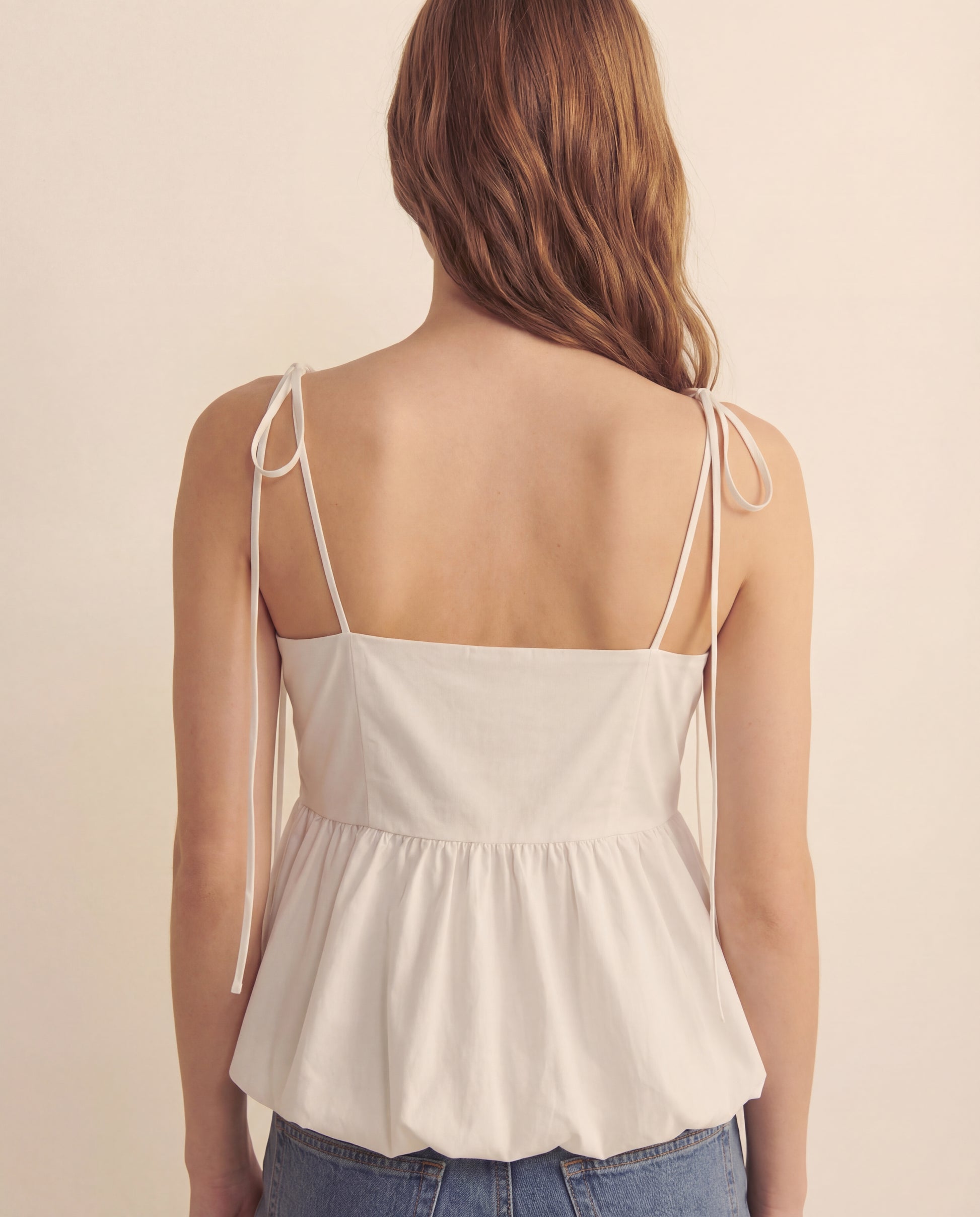 topwear,tops,casual, vacation, outdoor events,bold, glam, minimal, summer,woven,cotton,white,solid,pleated,skinny fit,balloon top,waist length,bubble hem,off shoulder,sleeveless, OY1917, 25060022GG