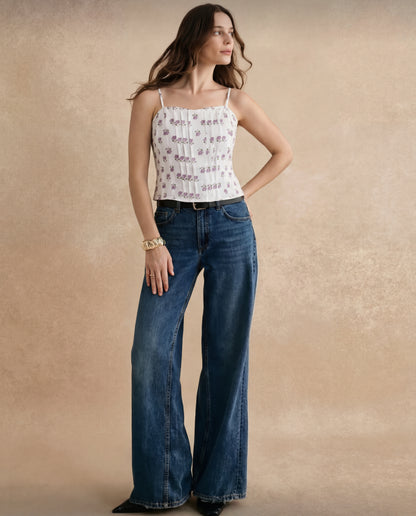 topwear,tops,ethnic, indo-western,ethnic wear, festive wear, indian wear, summer, casual,woven,poly cambric,printed,white,floral print,panelling,zipper,skinny fit,slim fit top,waist length,straight hem,sweetheart neck,shoulder strap,no sleeves,sleeveless	OY3009, 25070049GG