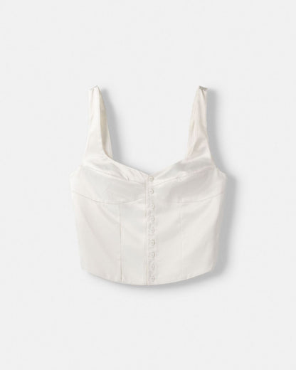 Set of Two Button Down Fitted Top