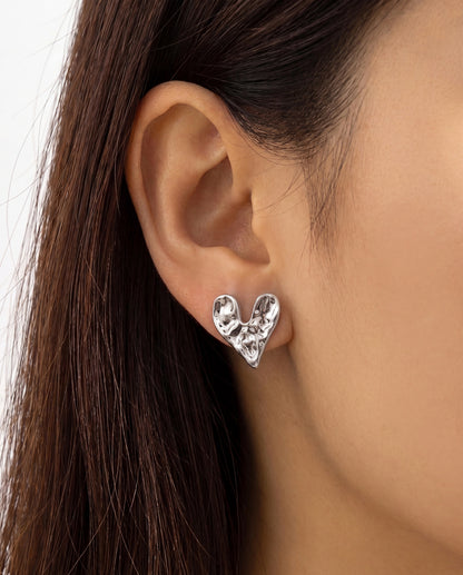 The Silver Earrings  Edit - Set of 4