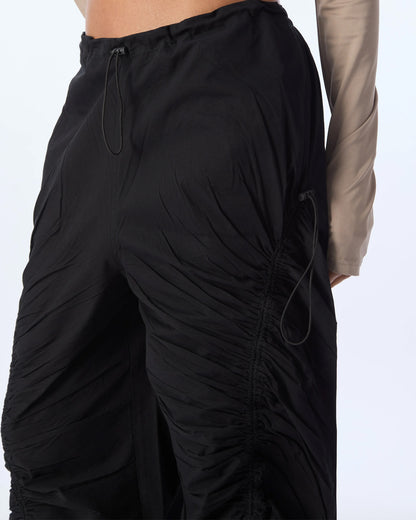 RUCHED PARACHUTE PANTS