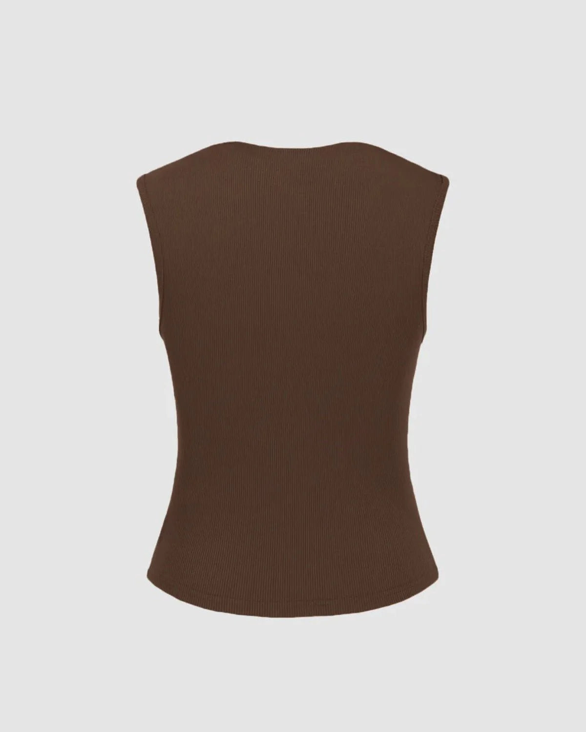 RIBBED CO-ORD SET TOP,brown, casual, coord sets, crew neck, fitted, gathered, knitted, long sleeves, regular, ribbed, skinny fit, solid, stretchable, summer, tops, topwear,ribbed-co-ord-set-top-brown,Color- Brown
Fabric- Ribbed
Fit- Skinny Fit 
Length- Regular
Neck- Crew Neck
Sleeves- Sleeveless
Print- Solid
Details- Gathered waist and neck detail