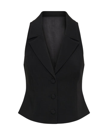 Tailored Waist Coat With A Notch Collar – Oyela