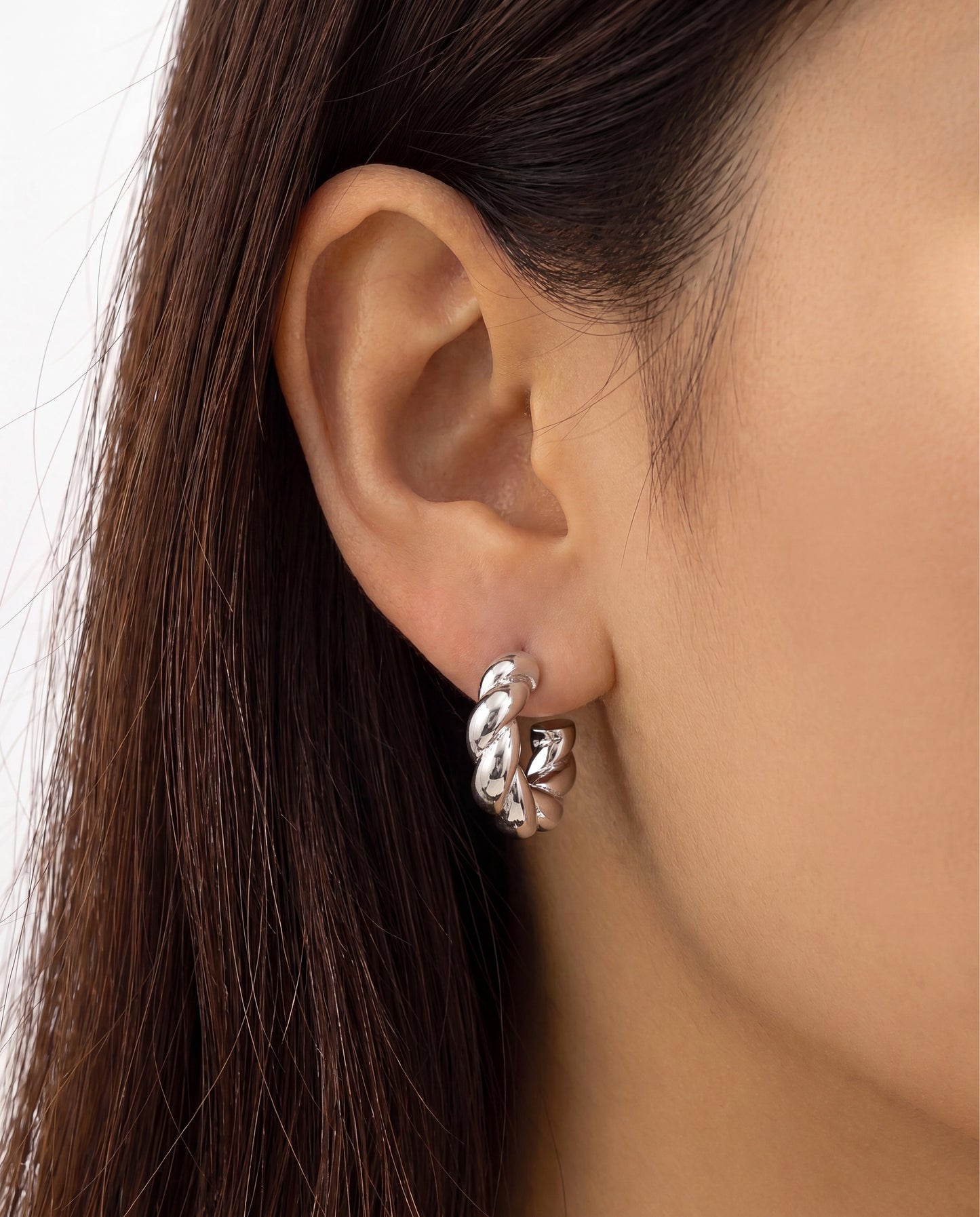 The Silver Earrings Edit - Set of 3