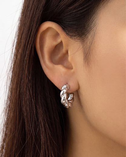 The Silver Earrings Edit - Set of 3