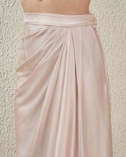 bottomwear,skirts,casual, casual chic, ethnic, party, vacation,indian wear, indo western, soft girl, summer,woven,satin,gathered,beige,pleated,zipper,relaxed fit,flared,maxi,straight hem,mid rise, OY3015, 25070054GG