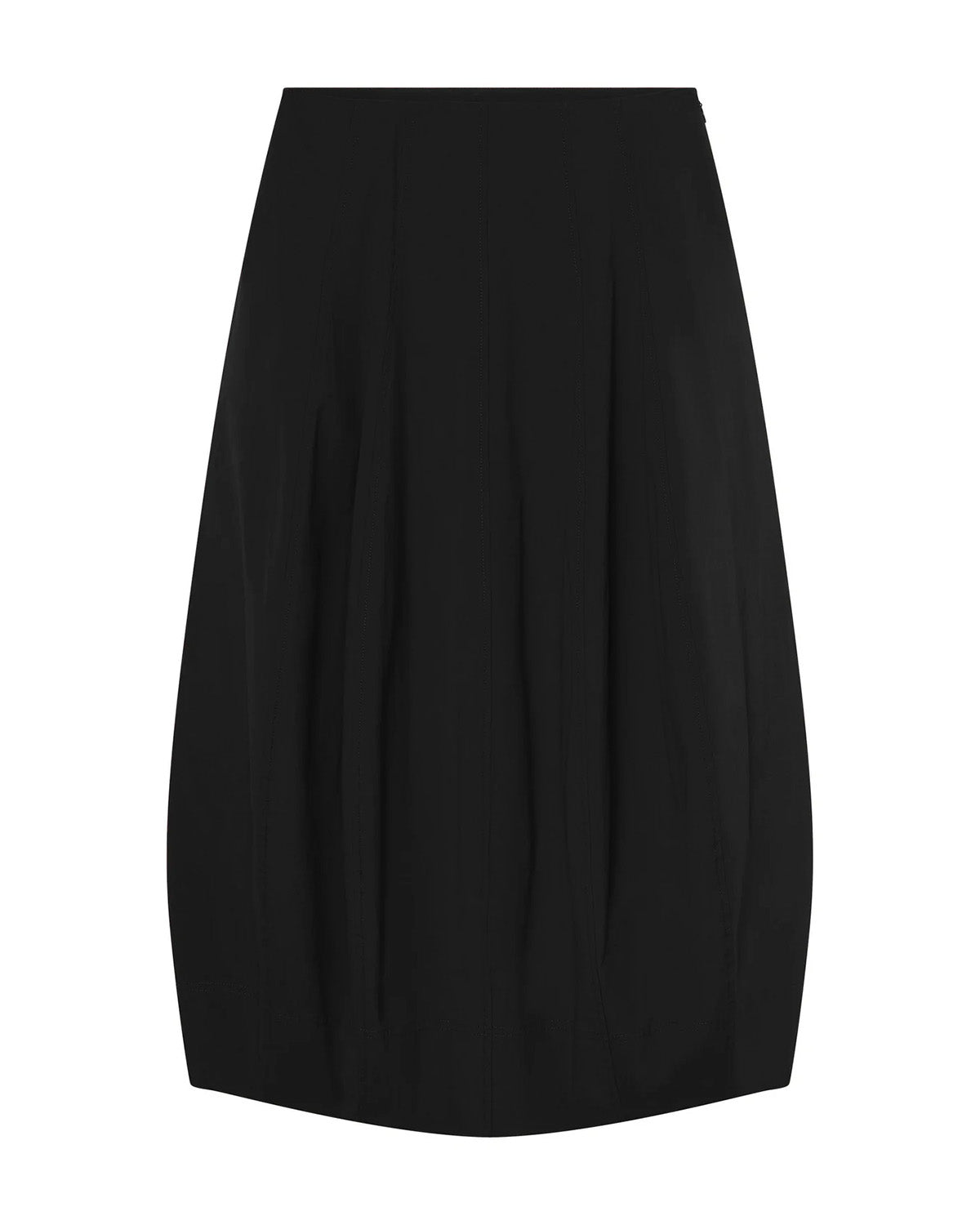coord sets,bottomwear, topwear,casual chic, vacation, outdoor events, summer,genz fit,woven,cotton,panels,black,solid,panelling,,,relaxed fit top,tank top,crop length top,curve hem top,boat neck,no straps ,no sleeves,sleeveless,slip on,skirts,bubble skirt,full length,bubble hem,mid rise waist,side pockets, OY3059, 25070028GG
