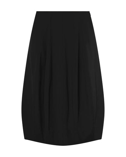 coord sets,bottomwear, topwear,casual chic, vacation, outdoor events, summer,genz fit,woven,cotton,panels,black,solid,panelling,,,relaxed fit top,tank top,crop length top,curve hem top,boat neck,no straps ,no sleeves,sleeveless,slip on,skirts,bubble skirt,full length,bubble hem,mid rise waist,side pockets, OY3059, 25070028GG