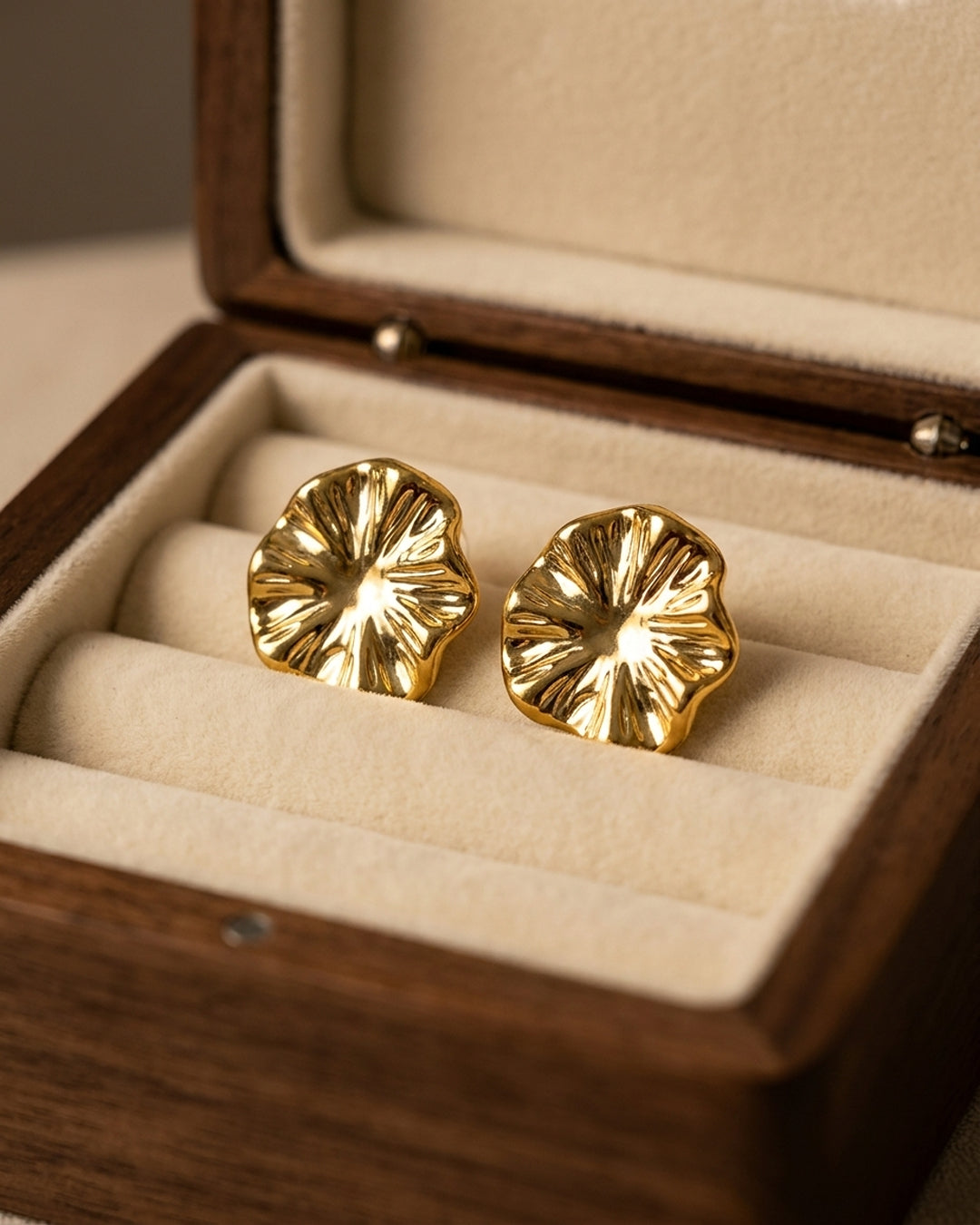 Gold plated fashion stud earrings online