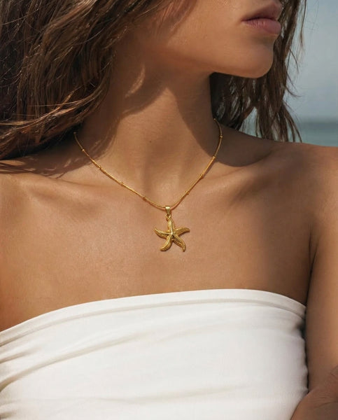 The Starfish Anti Tarnish Necklace - Gold