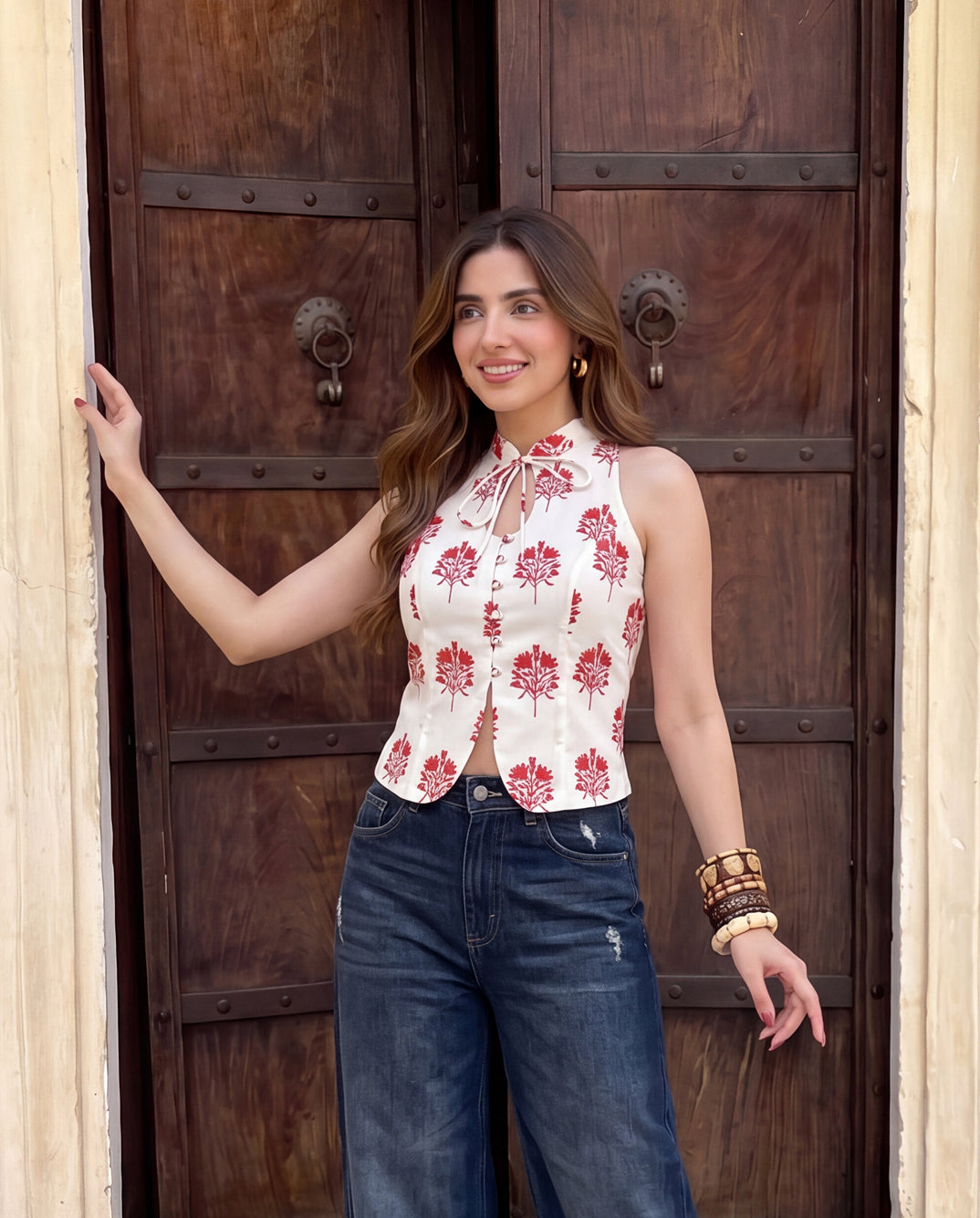 Maina Keyhole Vest Top