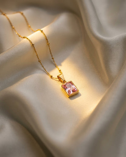 The Rose Cut Anti Tarnish Necklace - Gold