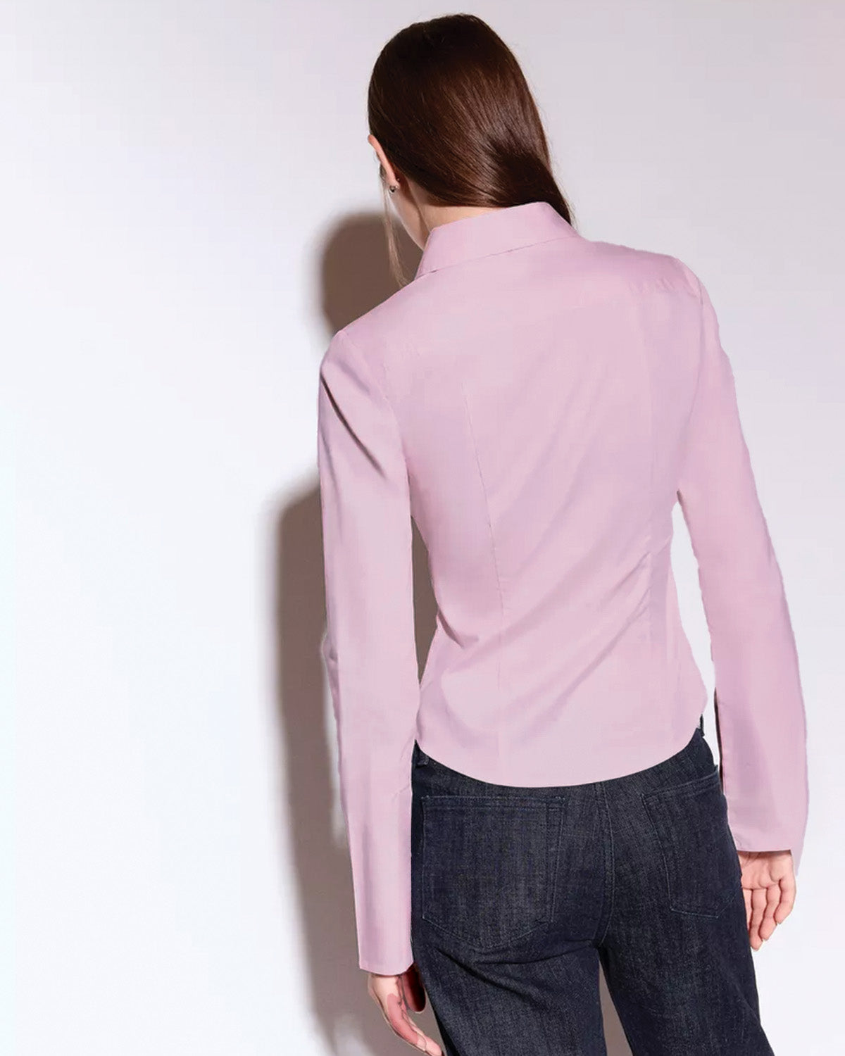 Pink Flared Sleeves Shirt