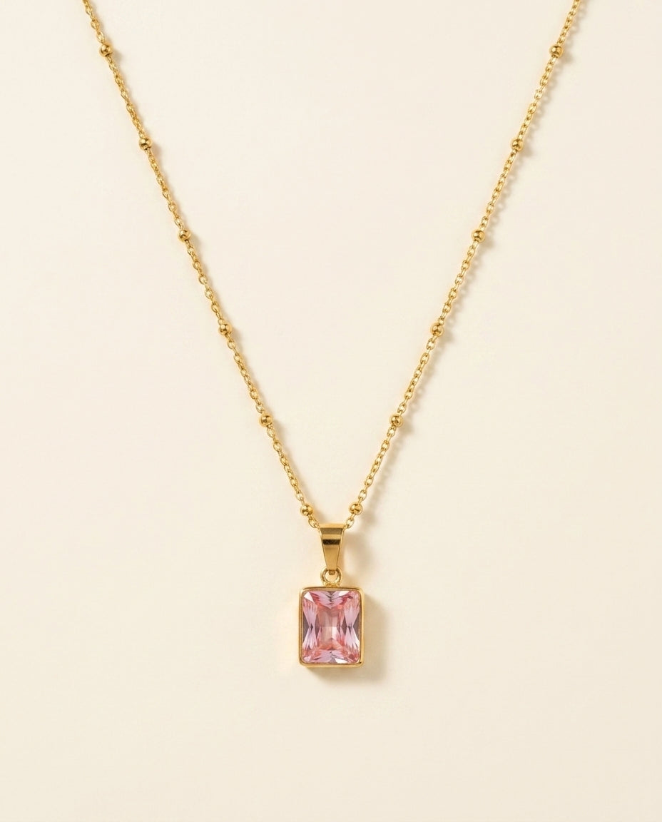 The Rose Cut Anti Tarnish Necklace - Gold