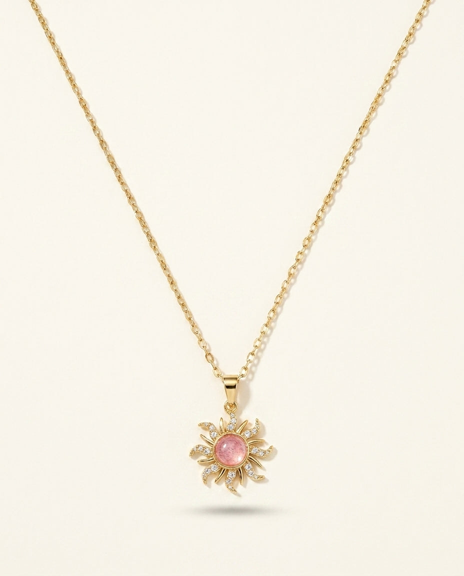 The Sunstone Anti Tarnish Necklace - Gold
